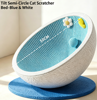 Lit-griffoir et arbre à chat 2-en-1 pour chat de compagnie, durable, résistant à l'usure, sans copeaux, toutes saisons