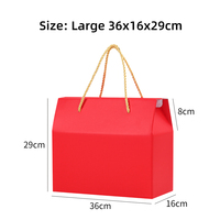 Boîte cadeau portable colorée personnalisée en gros, boîte d'emballage cadeau en papier pliable avec logo personnalisé