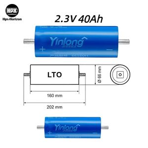 Baterai Lithium Titanate Hpx-Horizon Isi Ulang 2.3V 40Ah LiTio Li-Titan Generasi Baru Paket Ionik untuk Aplikasi Alkali - Product Image 2