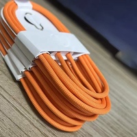 Cable de Carga Rápida Trenzado PD de 60W, USB-C a USB-C para iPhone 18, 17, 16 Pro, Cable de Datos USB-C de Carga Rápida de 60W con Caja