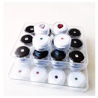 Vente en gros de présentoirs à bijoux en plastique pour pierres précieuses et diamants Vitrine de bijoux élégante pour collections de pierres et ventes en magasin