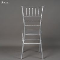 Chaise Chiavari en PP de haute qualité, durable, empilable, 11 chaises, design détachable pour location de mariage, fête, repas en plein air