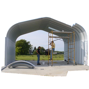 Quonset telhado de metal formada máquina de parafuso-junção metal teto máquina de construção porca e parafuso painel quonset máquina de fabricação - Product Image 6