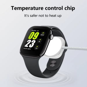 Cargador Magnético Rápido WISESIR para <span class=keywords><strong>Apple</strong></span> <span class=keywords><strong>Watch</strong></span>, Cable USB-C de 1m con Función PD, Salida de 5V/1A, Compatible con iWatch 7 6 5 4 3 2 1 <span class=keywords><strong>SE</strong></span> - Product Image 4