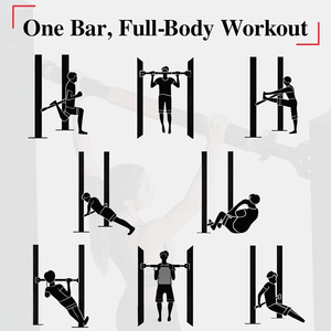 Equipo de Entrenamiento de Fuerza Ajustable para Dominadas, Barra de Dominadas para Marcos de Puerta, Ejercicio de la Parte Superior del Cuerpo - Product Image 3