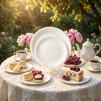 Assiettes en papier dorées à l'or fin de qualité supérieure, estampées à chaud, couleur rose argenté brillant, pour anniversaires, mariages, fêtes, vaisselle jetable