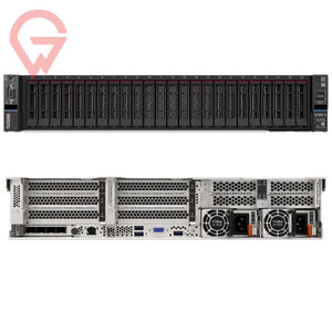 Servidor en rack ThinkSystem SR655 V3 2U de doble procesador para almacenamiento empresarial y gestión de virtualización en centros de datos Lenovo - Product Image 1