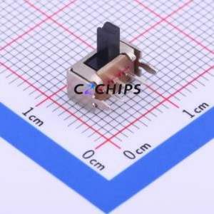 SK-12D02VG4 Slide Switch Through hole Component (THT) Switch Single Pole Double Throw Rectangle Pin Header PC Pin Black - Product Image 1