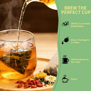 Suplementos a Granel para la Salud de la Próstata para Hombres, Té Herbal Tradicional para la Energía y la Fatiga, 30 Bolsitas de Té Sin Cafeína - Product Image 5