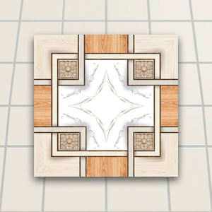 Parquet en bois d'ingénierie multicouche de couleur naturelle, noyer noir américain 40x40cm Carreaux de sol en céramique - Product Image 4