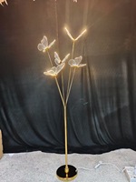 Lampe de route ovale dorée LED, accessoire de mariage, nouveau modèle en fer, lumineux, à insérer au sol, en métal, décoration de scène de proposition, alimentation CA, IP44