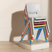 Juego de Mesa y Sillas Redondas Verdes Faithsteed para Jardín de Niños, Escritorio de Actividades de Plástico Resistente para Niños, para Aprendizaje Grupal Preescolar