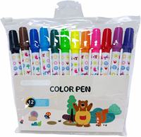 Ensemble de stylos marqueurs à double pointe pour aquarelle, double embout, pinceau et pointe fine, pour dessin, coloriage, croquis, pour étudiants et designers