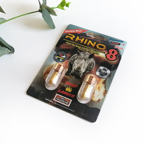 Capsules Rhino 8 haute puissance, à action rapide et longue durée, pour améliorer la vitalité et l'endurance masculine. - Product Image 6