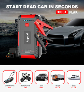 Offre Spéciale étranger 3000A batterie de voiture Booster saut démarreur 20000mah charge sans fil batterie externe batterie Booster de voiture - Product Image 2