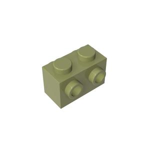 [Gobricks] (partes 52107) ladrillo 1X2 W. Cuatro pomos ladrillo - Product Image 3