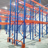 Systèmes de rayonnage de stockage d'entrepôt en acier robuste à 5 niveaux réglables, service personnalisé, étagères à poutres métalliques, rayonnage à palettes