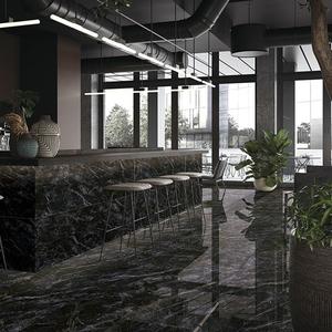 Carreaux de marbre de luxe haut de gamme noirs 750x1500 600x1200 Luxe - Product Image 3