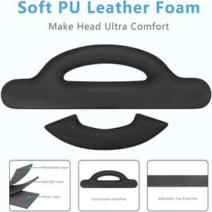 <span class=keywords><strong>Casque</strong></span> de tête fixe 3D léger pour <span class=keywords><strong>Oculus</strong></span> Quest2 Accessoire <span class=keywords><strong>VR</strong></span> réglable Sangle de tête en PU pour <span class=keywords><strong>Meta</strong></span>/<span class=keywords><strong>Oculus</strong></span> <span class=keywords><strong>Quest</strong></span> <span class=keywords><strong>2</strong></span> - Product Image 3