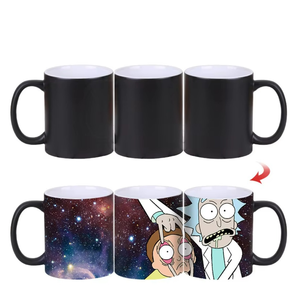 Fabricante personalizado mate cambio de calor color 11oz taza de café de cerámica taza mágica - Product Image 3