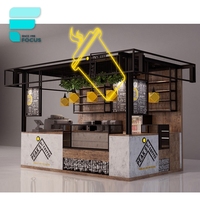 Kiosque à thé à bulles pour centre commercial, kiosque Mobile pour aliments, boissons, jus de Bar, présentoir de comptoir, vitrine de meubles pour kiosque de café