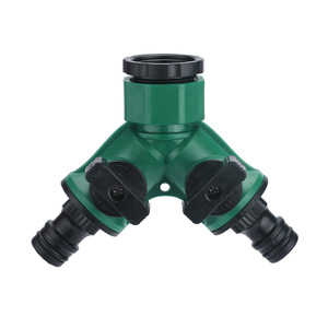 Connecteur d'eau de jardin Huabangshi 16 mm, répartiteur fileté en plastique avec interrupteur pour irrigation par tuyau - Product Image 3