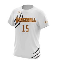 Jersey Dodger Pria 4XL Custom Jersey Dodgeball Anti Keringat Disetujui untuk Pertandingan MOQ Rendah 1/4pcs Pasokan Pabrik