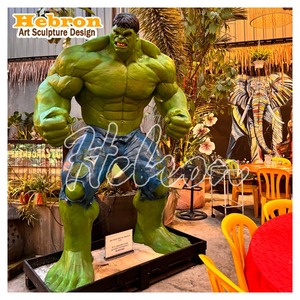 Statua Gigante di Hulk in Vetroresina, Personaggio di Film <span class=keywords><strong>Marvel</strong></span>, Decorazione per Palestra, Alta Qualità, Vendita all'Ingrosso - Product Image 4