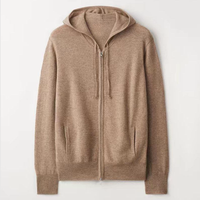Sweats à capuche en cachemire personnalisés Ensemble de robe longue en tricot confortable pour hommes Vêtements d'hiver pour la maison Pyjamas Cardigan en tricot à manches longues