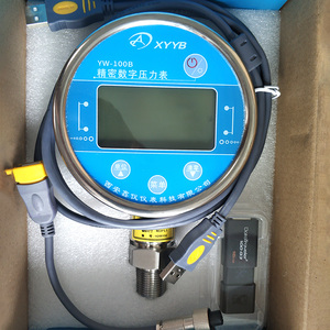 Manomètre numérique 100 mm, haute précision 0,1 %, affichage LCD, sortie 4-20 mA, systèmes en acier inoxydable YW-100B, pression d'huile - Product Image 5