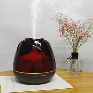 Máy Khuếch Tán Tinh Dầu Hoa Trong Suốt Màu Đen Cho Gia Đình Máy Tạo Độ Ẩm Nước Sương Mù Mát Mẻ Màu Hồng Đen Với Sản Phẩm Còn Hàng - Product Image 6