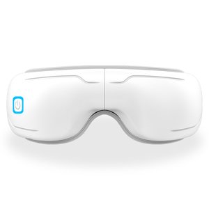 Masseur oculaire intelligent portable personnalisable OEM en cuir PU avec télécommande sans fil et suivi du <span class=keywords><strong>visage</strong></span>, disponible en stock à Shenzhen, couleur foncée - Product Image 1