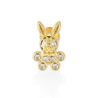 YW 16 Acier Inoxydable Coeur Labret Lèvre Stud Anneau Helix Piercing Boucle D'oreille Abeille Forme Tragus Cartilage