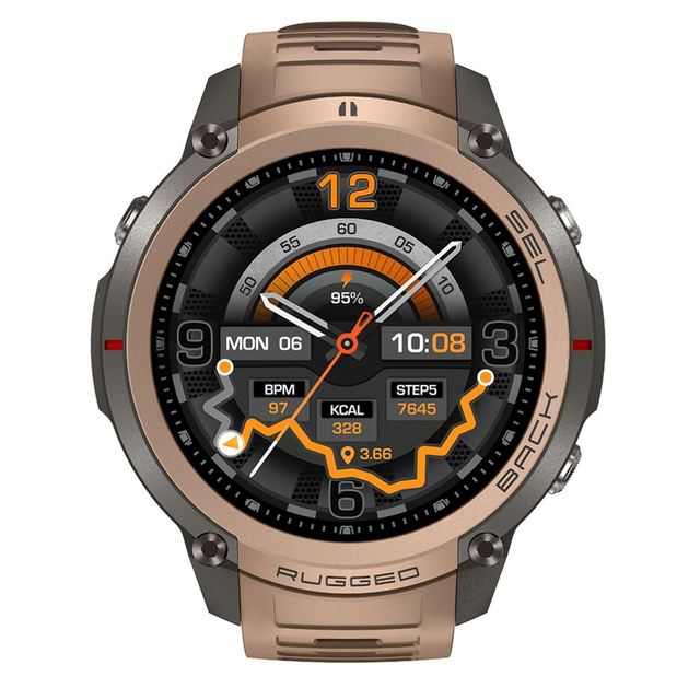 DM59 Smart Watch 5ATM Waterproof Built-in GPS Offline Map 1.43'' AMOLED Screen LED Flashlight AI Voice Compass Magnetic