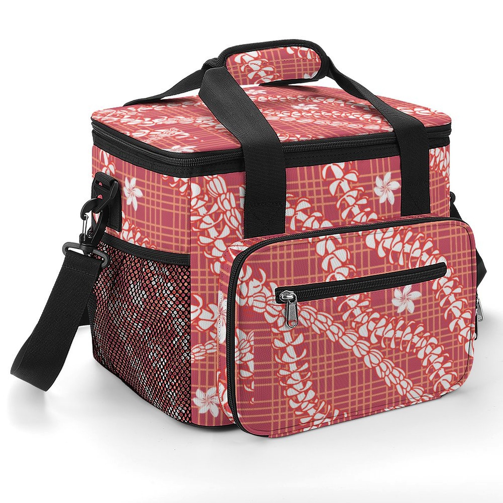 Custom Seabird Print Ice Pack Cooler Bag Modern Outdoor Lunch Picnic Cooler Leakproof Waterproof Oxford Thickened Handles