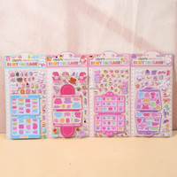 Autocollants en mousse 3D mignons pour déguisements et rangement, autocollants puzzle DIY pour maison de jeu, autocollants décoratifs pour journal d'enfant, autocollants créatifs de récompense