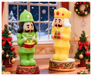 Miniaturas 3D de <span class=keywords><strong>Cascanueces</strong></span>, Adornos Navideños, Mini Figuras de Feliz Navidad para Manualidades, Bolas de Cristal, Plastilina, Juguetes para Niños - Product Image 5