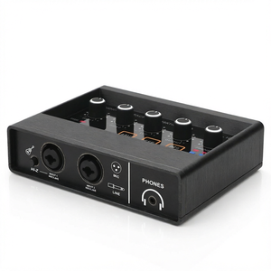 Professionelle Soundkarte <span class=keywords><strong>Audio</strong></span>-<span class=keywords><strong>Interface</strong></span> Q-16 <span class=keywords><strong>2</strong></span>-Kanal <span class=keywords><strong>USB</strong></span> für Aufnahmestudio Kleiner Computer Live-Streaming Mixer - Product Image 1