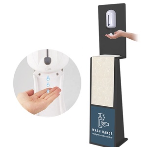 Zeep desinfectante piso de Soporte <span class=keywords><strong>Simple</strong></span> humano automática 1000Ml de montaje en pared mano de vidrio Eco de dispensador de jabón - Product Image 1