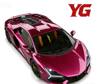 Film de protection de carrosserie pour voiture, vinyle changeant de couleur, épaisseur 7,5 mil, rose carmin, garantie 1 an