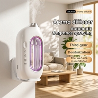 Diffuseur d'arômes à air froid alimenté par batterie, 10-50 ml, corps en plastique, à fixer au mur ou sur le bureau, double usage
