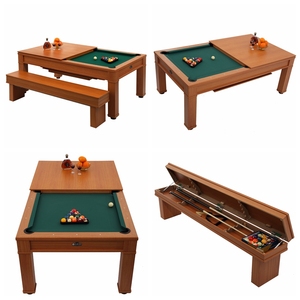 Chất Lượng Cao Tùy Chỉnh Bàn Hồ Bơi Sang Trọng Hiện Đại Bàn Bida 9ft 8ft 7ft Rắn Gỗ Nhà Sử Dụng Đa Chức Năng - Product Image 5