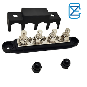 Bloque de Distribución de Energía de 12V 250A con Barra Colectora de Cobre de Alta Resistencia y 4 Pernos de 3/8\" para Barco, RV, Camión, SUV - Product Image 2
