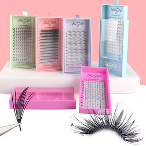 Extensions de cils préfabriquées en éventail, imprimées au laser 3D, souples et légères, vente en gros - Product Image 1