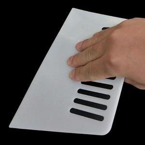 Đôi màu cao su xử lý thép không gỉ Putty <span class=keywords><strong>scraper</strong></span> cho Diy công nghiệp sử dụng OEM ODM xây dựng - Product Image 5