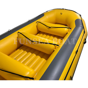 <span class=keywords><strong>Bote</strong></span> Inflable <span class=keywords><strong>de</strong></span> PVC Hypalon <span class=keywords><strong>de</strong></span> 4.25m (14 pies) con Autovaciado, para Rafting en Aguas Bravas, para 10 Personas, FUNSEA IR425 - Product Image 6