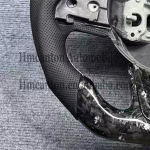 Nuevo Producto, Volante Deportivo de Fibra de Carbono Forjada y Cuero Perforado para Dodge Challenger - Product Image 5