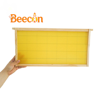 Neue Langstroth-Bienenstockrahmen mit Bienenwachs-Grundlage - Langlebig & Einfach zu Bedienen, 1 Jahr Garantie