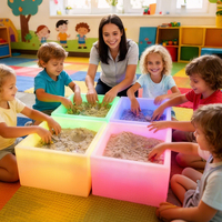 Zintuiglijke LED-lichttafel voor kinderen met aanraakbediening en kleurveranderende lampjes, groothandel in zintuiglijke apparatuur voor kleuterscholen