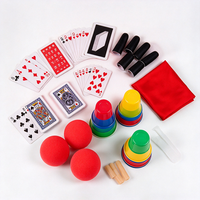 Accessoires de magie personnalisés, mini tasse magique en plastique et balles, jeu de tours de magie de close-up pour magiciens et jouet capsule